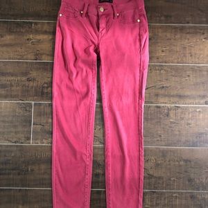 Red Genetic Denim jeans